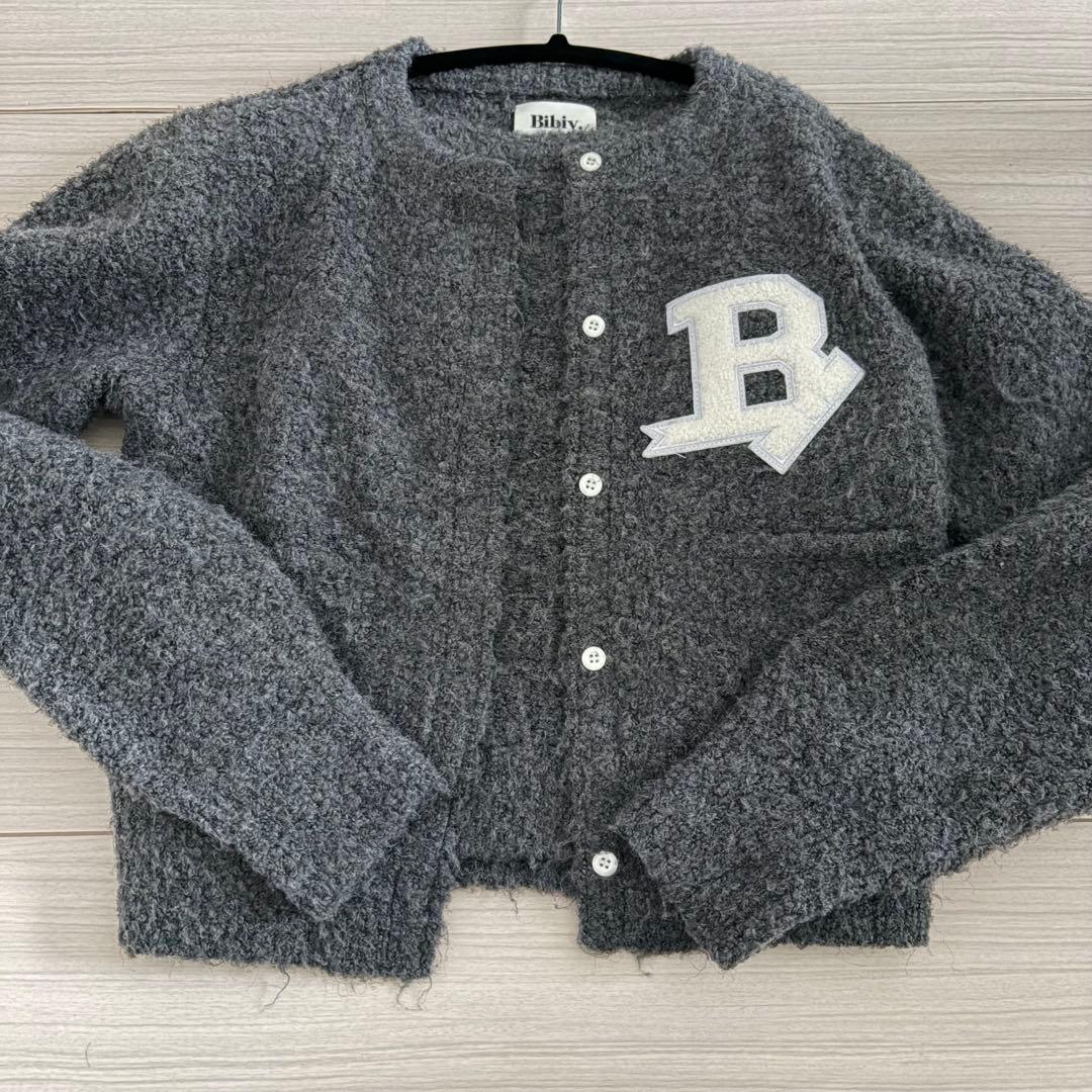 Bibiy. STELLAR OPEN CARDIGAN グレー