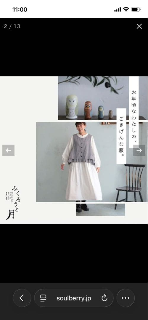 せいせい⭐︎【美品】ふくろうと月午後三時のベストM【soulberry】