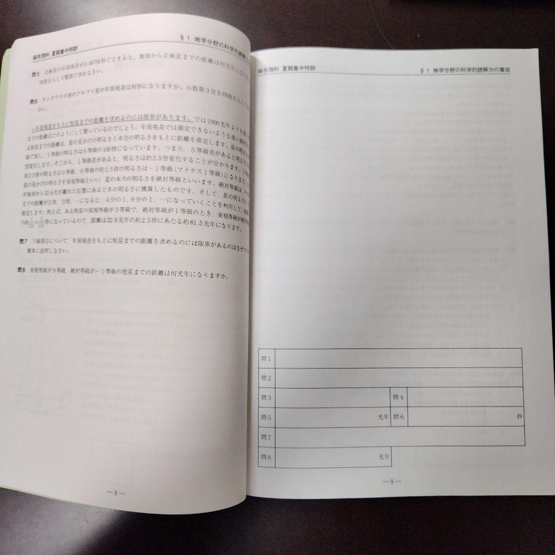 NN麻布 夏期集中特訓 2022 4科セット 早稲アカ