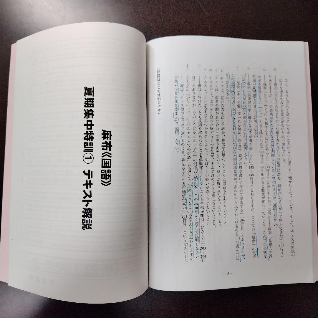 NN麻布 夏期集中特訓 2022 4科セット 早稲アカ