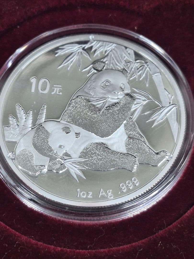 な*お様 中華人民共和国 パンダ硬貨 10元 2007年