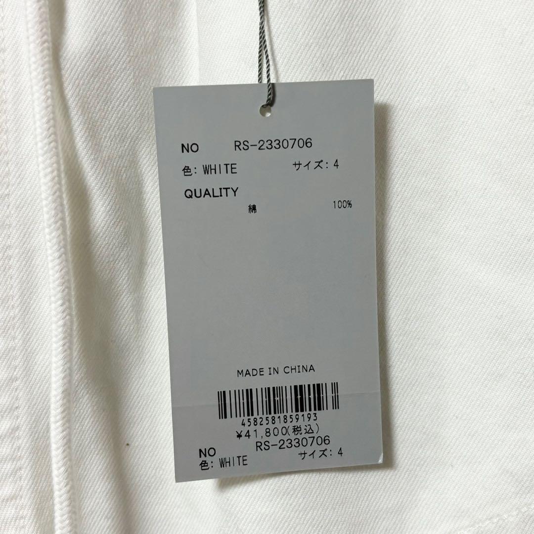 新品 ラッセルノ ゴルフ コンバット カーゴジョガーパンツ ホワイト M 4
