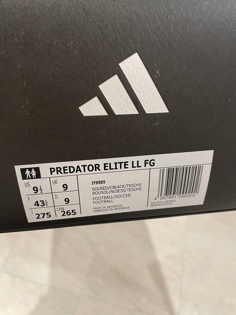 プレデター Elite LL FG TEASER 27.5cm【 限定品】