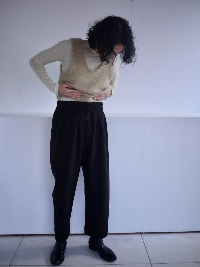 オーラリー　KID MOHAIR KNIT TANK キッド　モヘア　ベスト