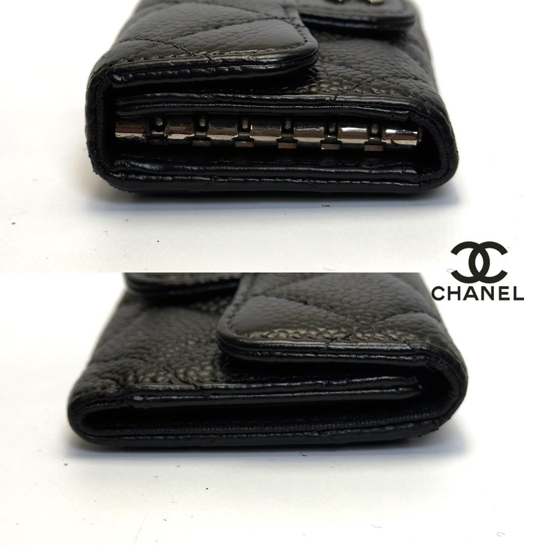 正規品 シャネル クラシック マトラッセ シルバー金具 ６連 キーケース