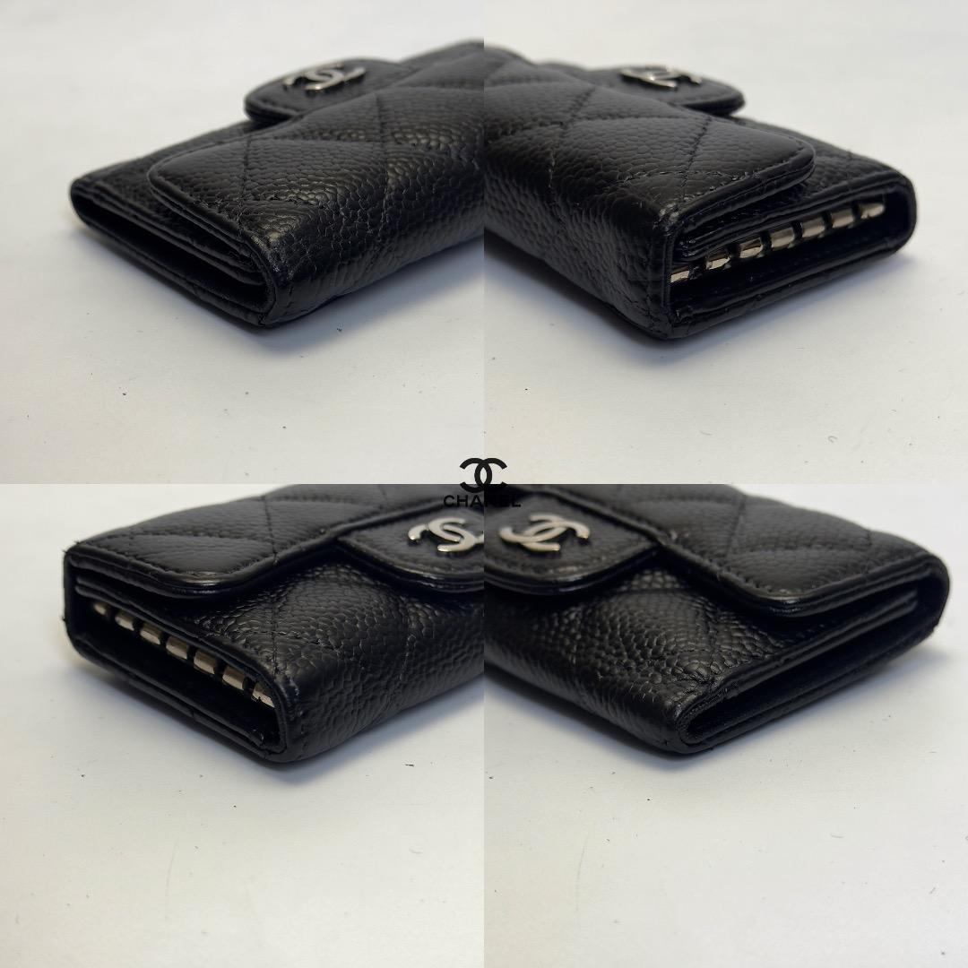 正規品 シャネル クラシック マトラッセ シルバー金具 ６連 キーケース