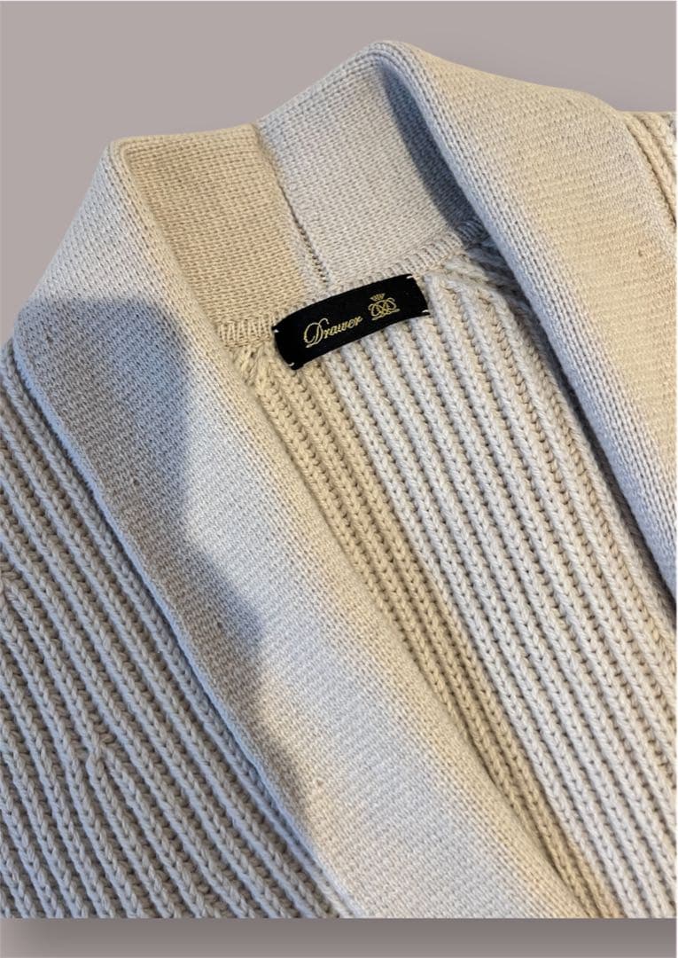 美品❣️Drawer ドロワー　ニットベスト 　ジレ　カシミア混