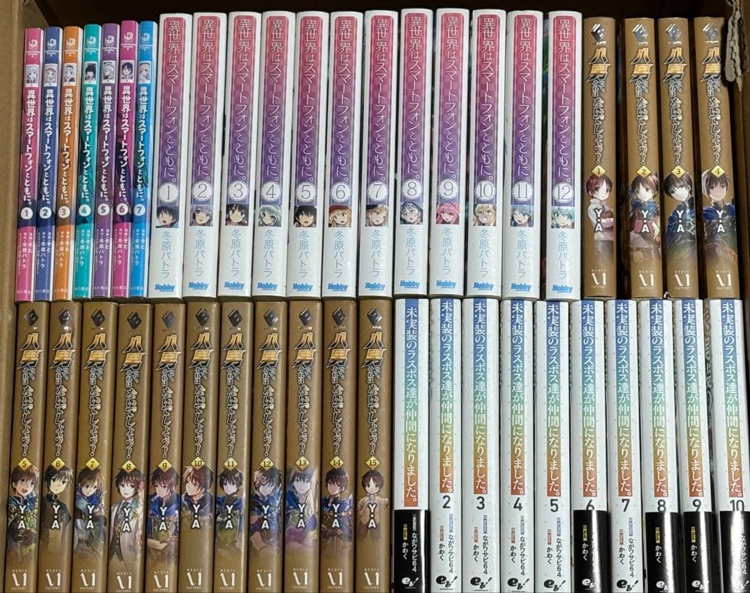 ライトノベルまとめ売りセットになります。