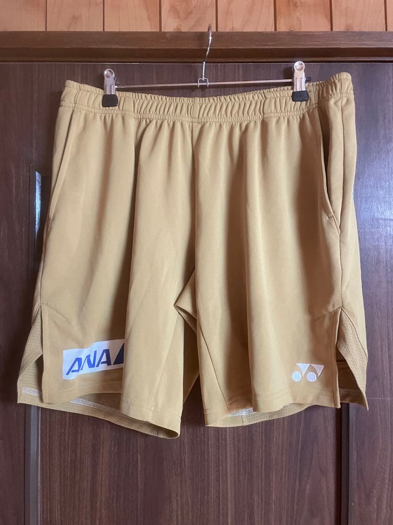 yonex 日本代表ハーフパンツ上下セット　ベージュ美品