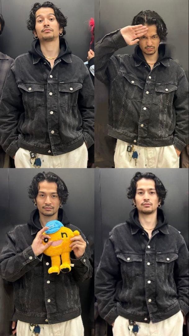 ジャケット・アウター CK1 Palace Relaxed Trucker Denim Jacket