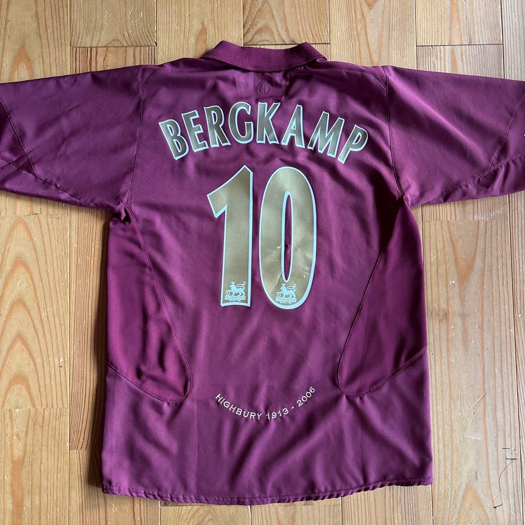 アーセナル　ユニフォーム　HIGHBURY NIKE ベルカンプ 10