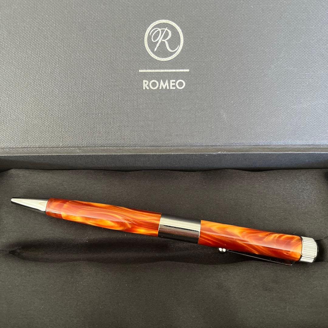 N*a様 伊東屋　Romeo No.3、イタリアンアンバー　細軸　購入保証書付き