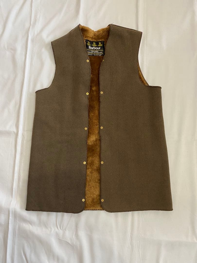 【美品】ライナー&フード付き80sヴィンテージBarbour ゲームフェア 36