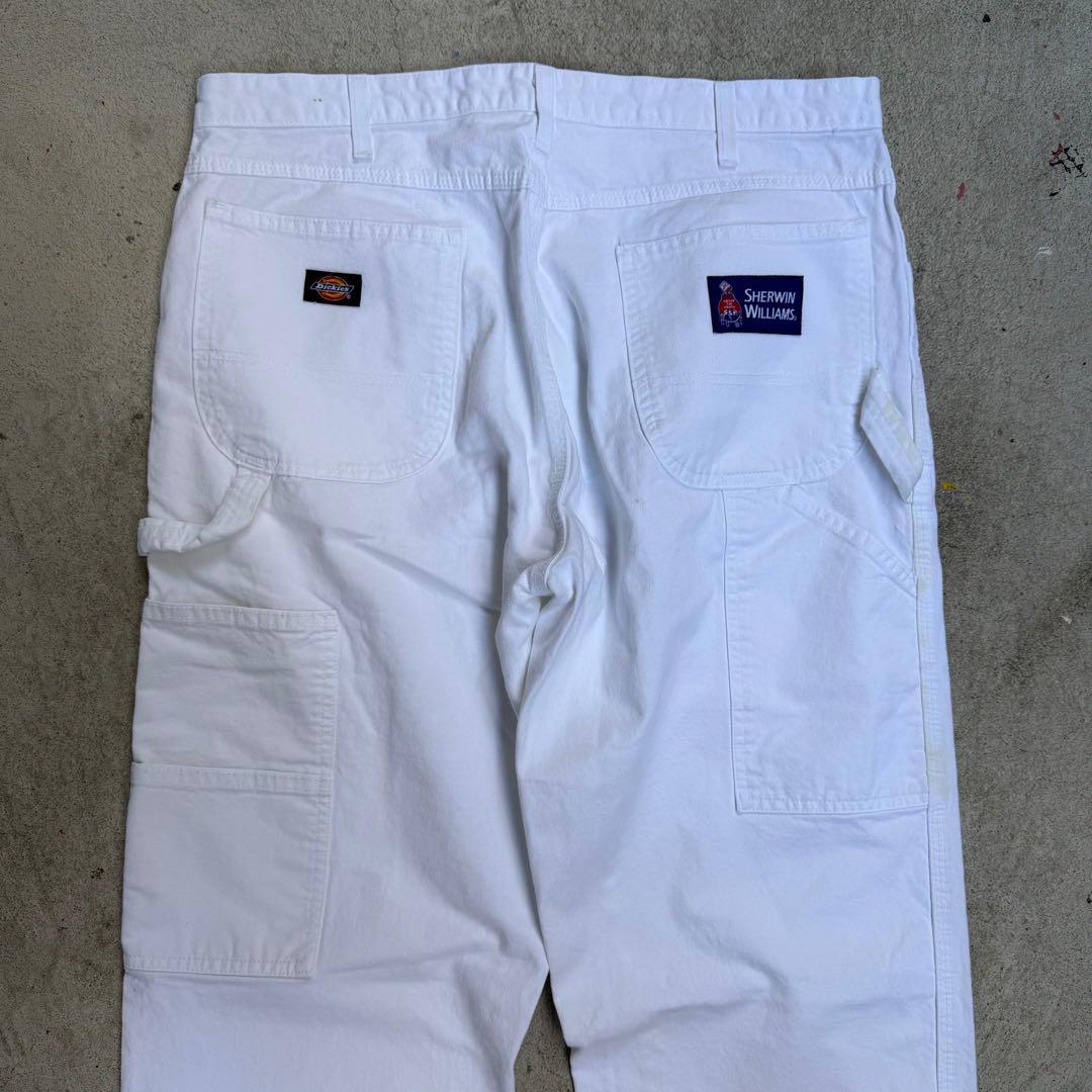 Dickes ペンキペインターパンツ ディッキーズ 白 ビンテージ 38×30
