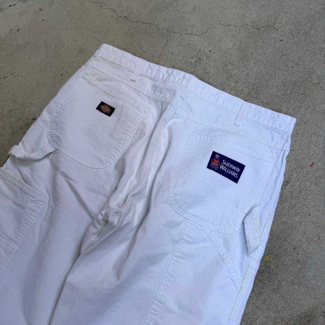 Dickes ペンキペインターパンツ ディッキーズ 白 ビンテージ 38×30