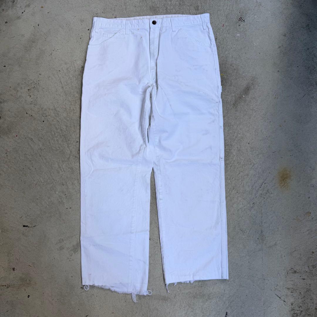 Dickes ペンキペインターパンツ ディッキーズ 白 ビンテージ 38×30