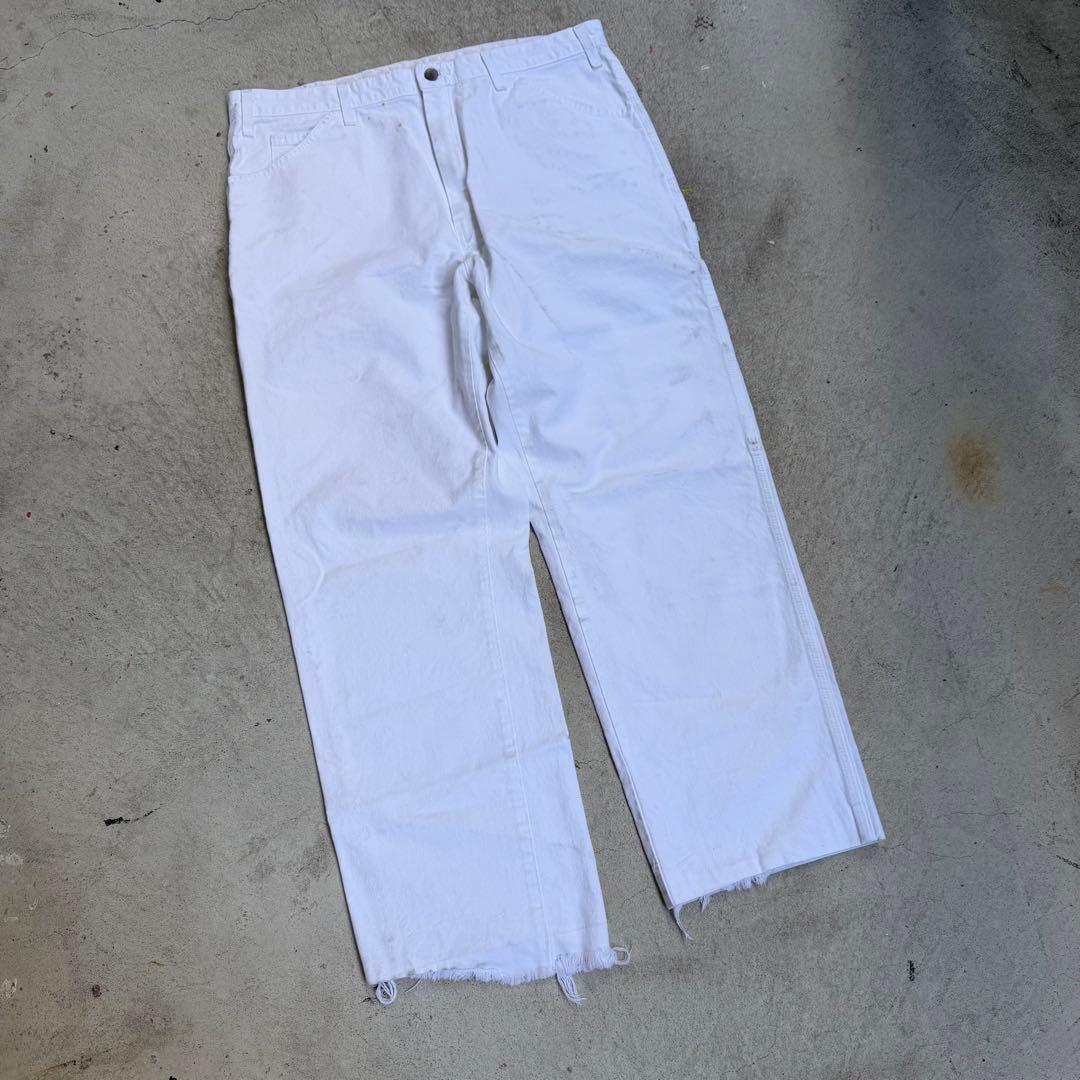 Dickes ペンキペインターパンツ ディッキーズ 白 ビンテージ 38×30