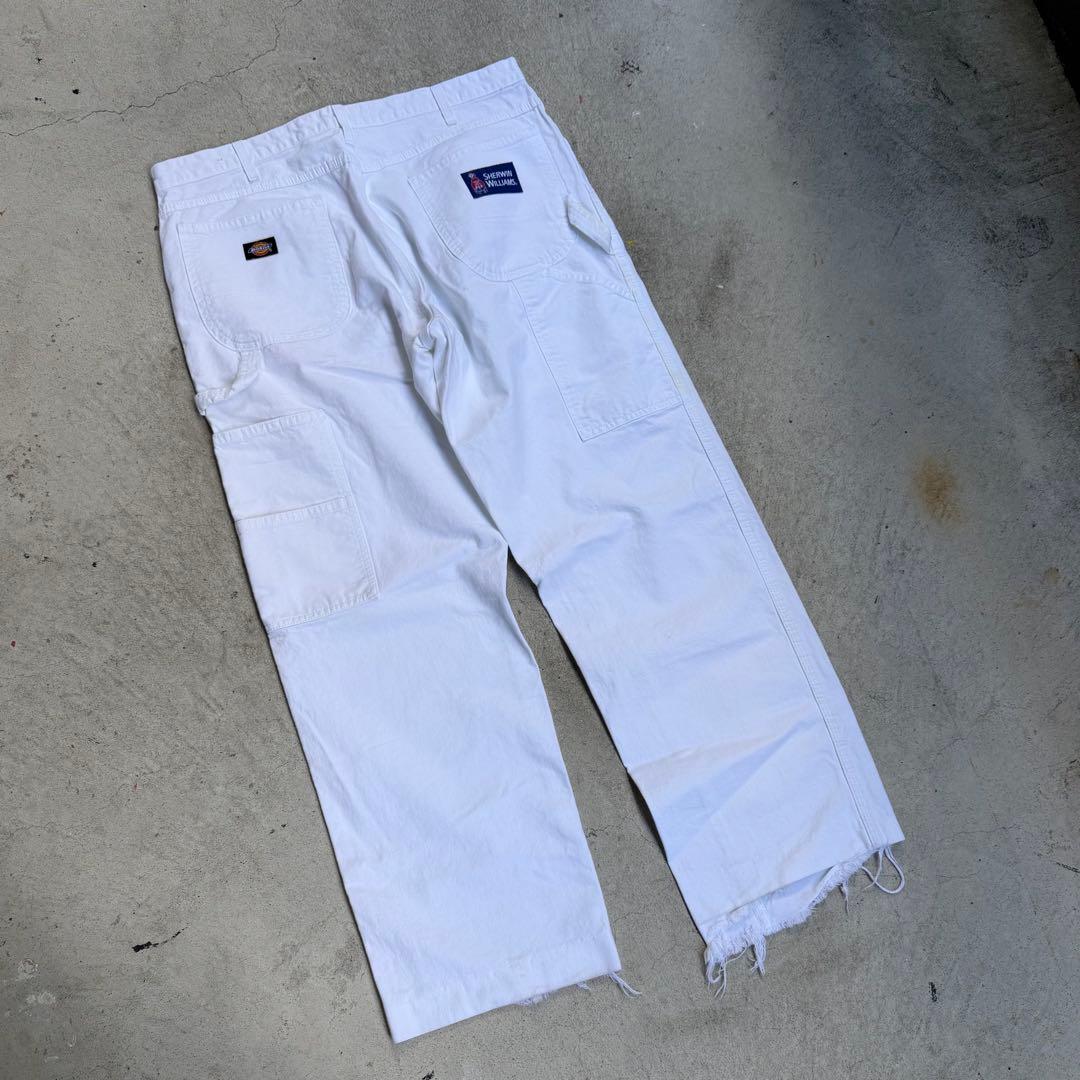 Dickes ペンキペインターパンツ ディッキーズ 白 ビンテージ 38×30