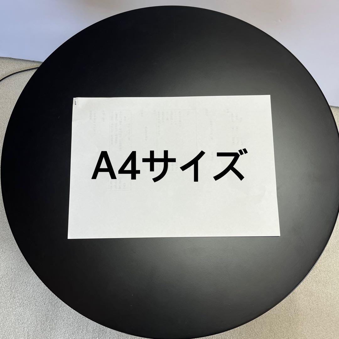 イデー IDEE ワラビー 丸テーブル スチール×ラタン 黒 ローテーブル
