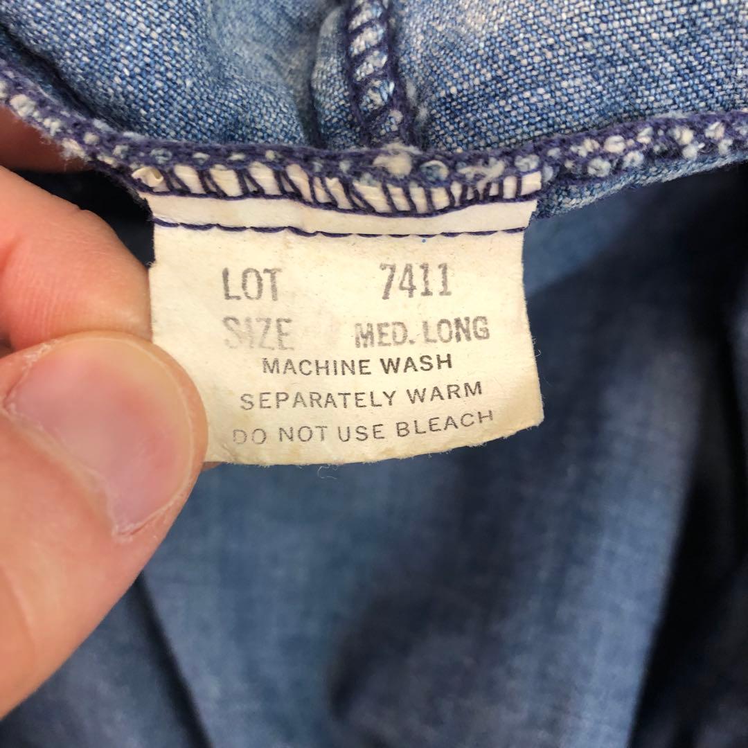 ま*ー様 古着 60-70年代 OshKosh オシュコシュ デニムジップアップ