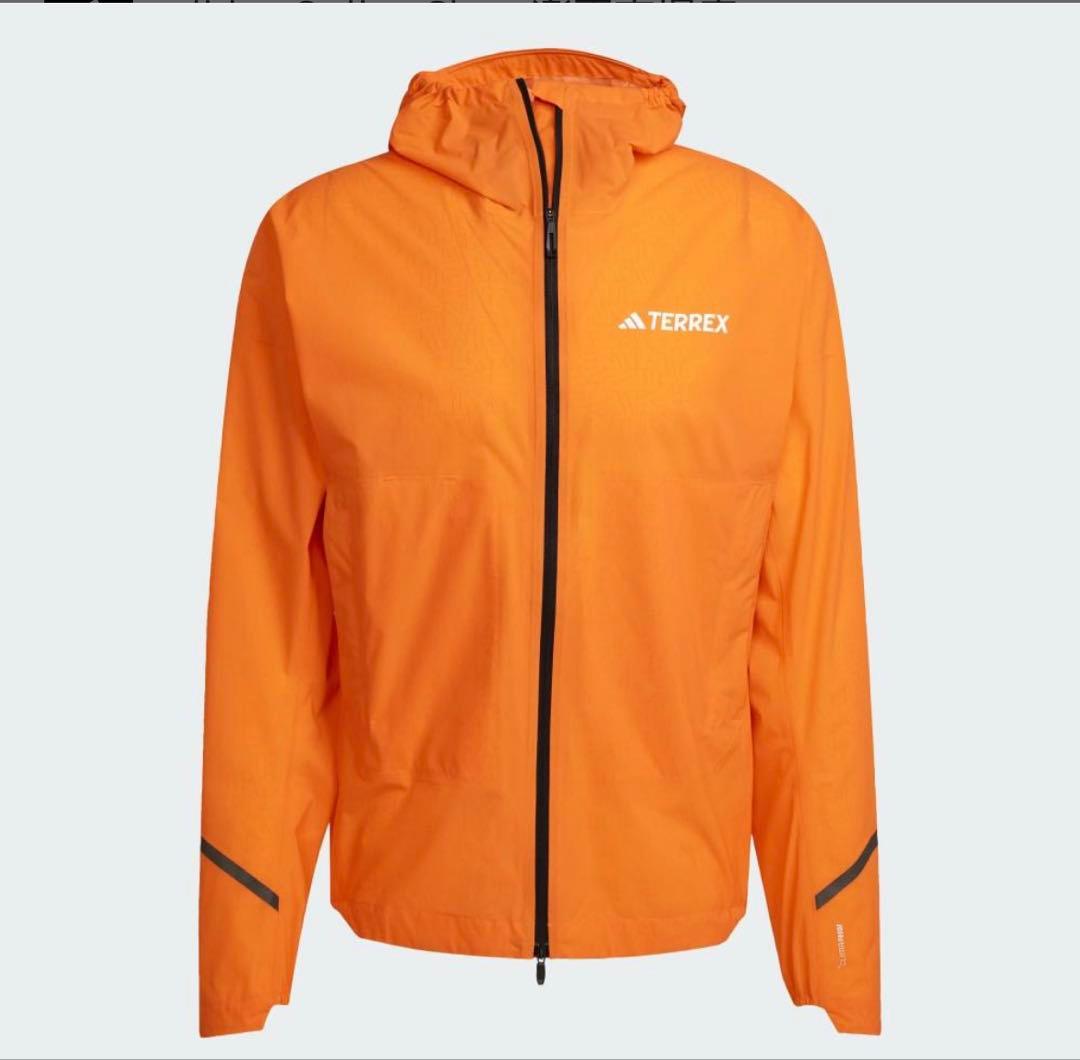 adidas TERREX ウィンドブレーカー オレンジ
