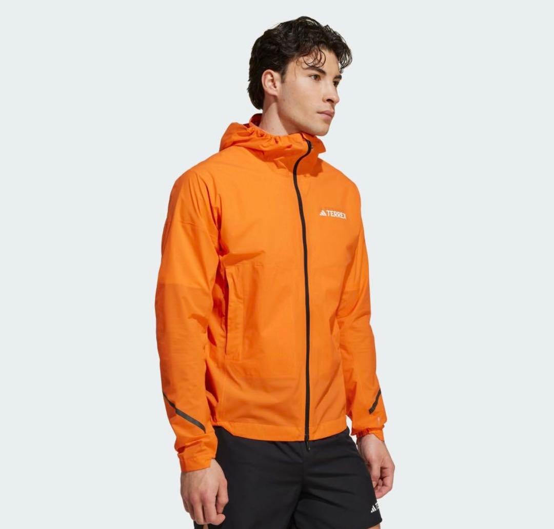 adidas TERREX ウィンドブレーカー オレンジ