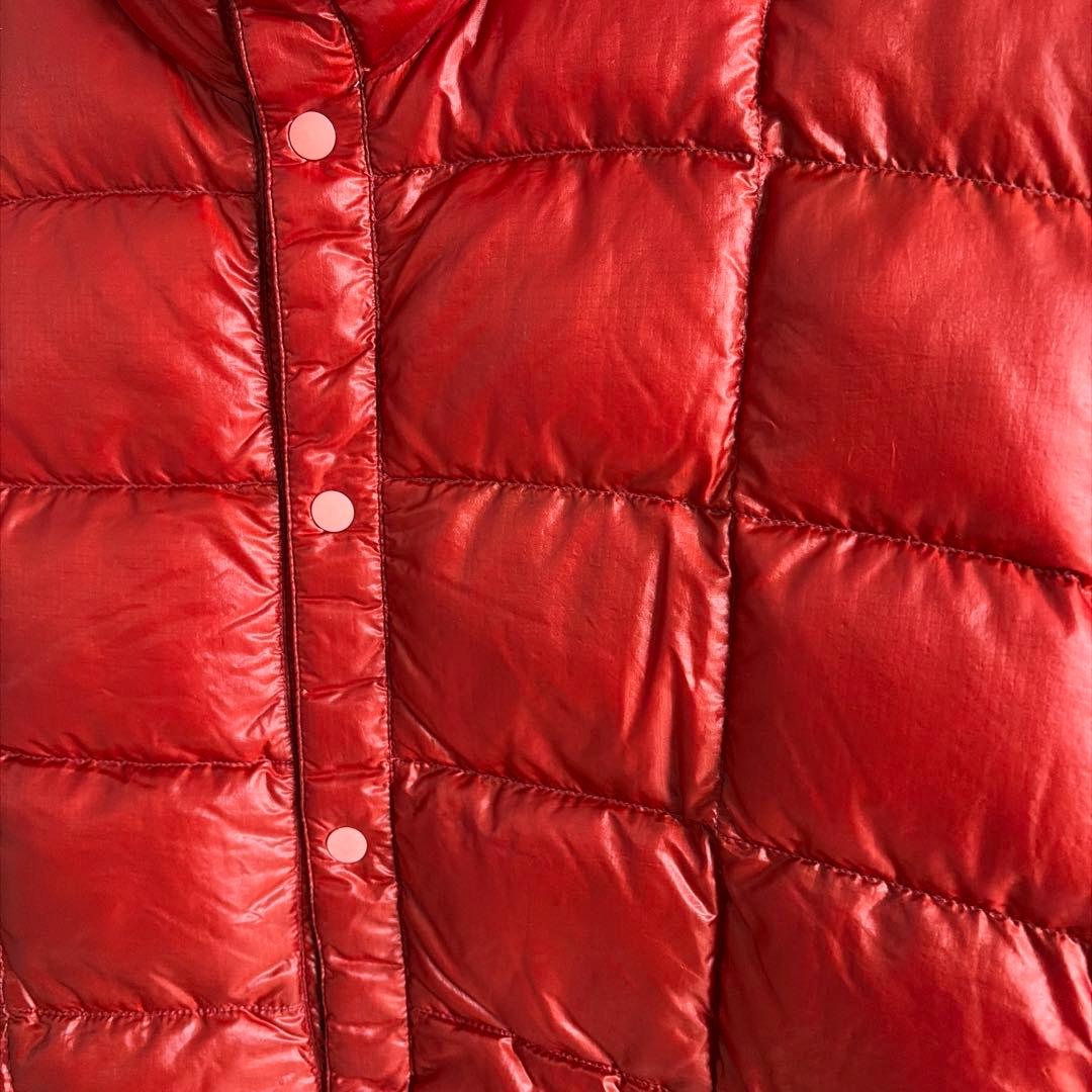mont-bell モンベル 半袖ダウンベスト ショートスリーブ L 赤