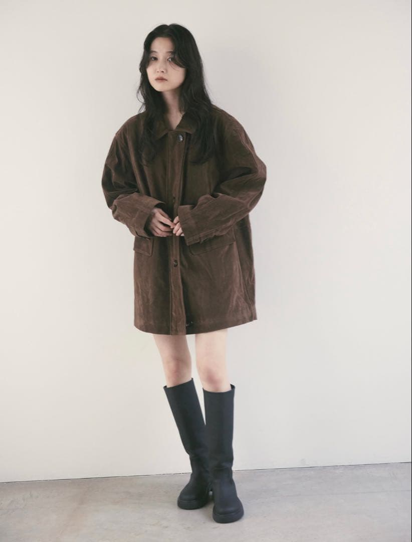 ジャケット・アウター aere_eco suede coat