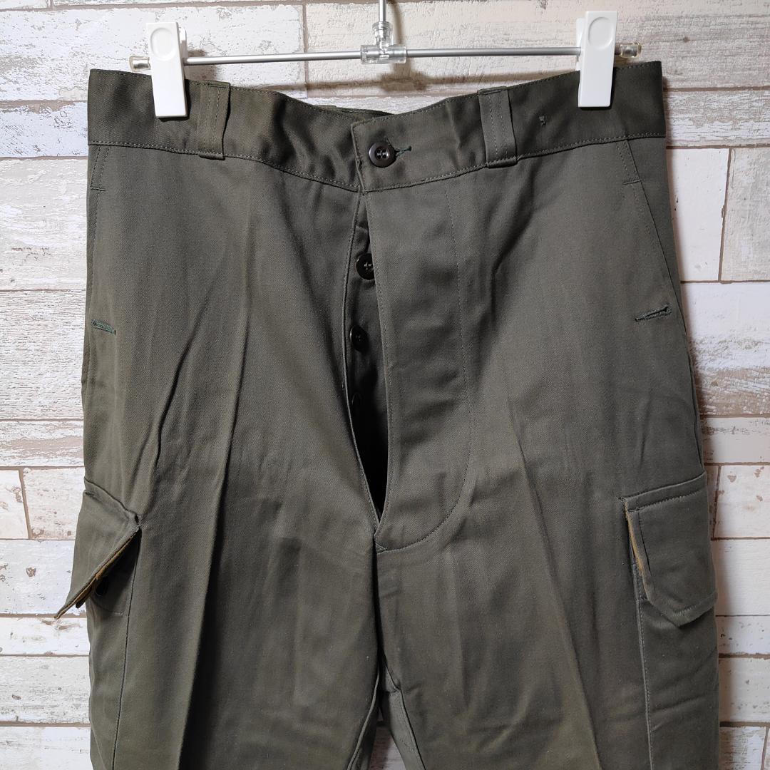 フランス軍 ミリタリー 76C M64 古着 パンツ デッドストック 軍パン
