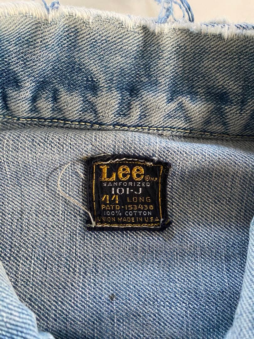 Lee 101j デニムジャケット　60s 70s ヴィンテージ