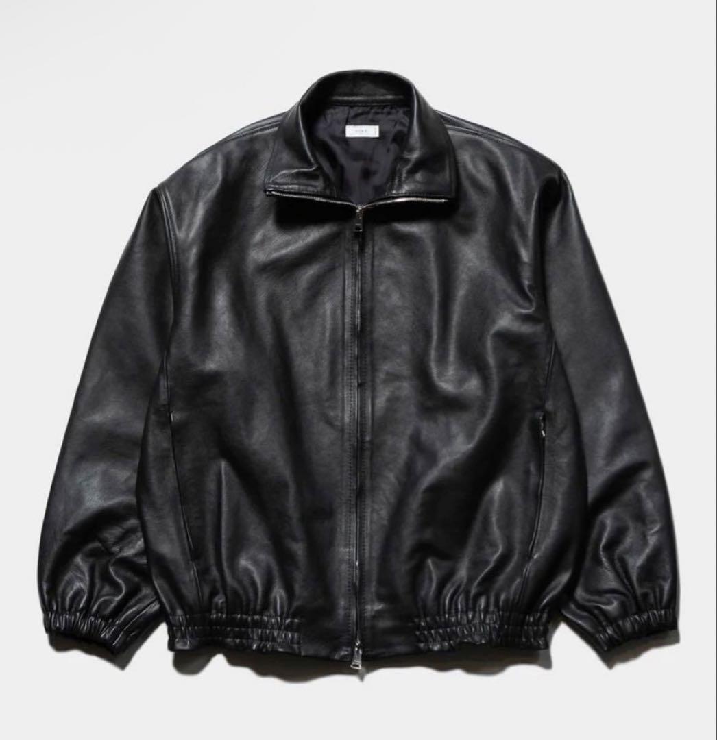 サイズ3 ブラックYOKE Carf Leather Truck jacket