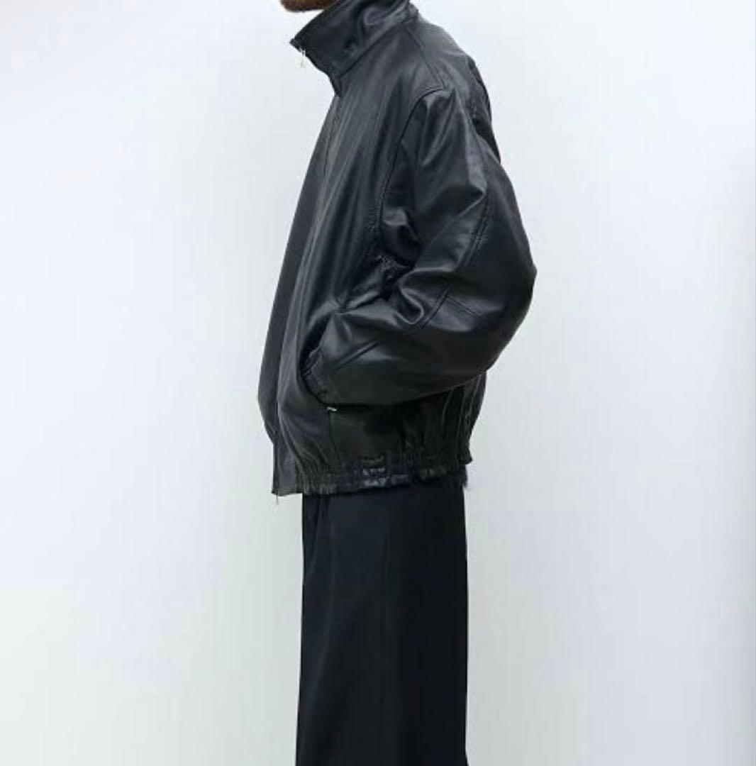 サイズ3 ブラックYOKE Carf Leather Truck jacket