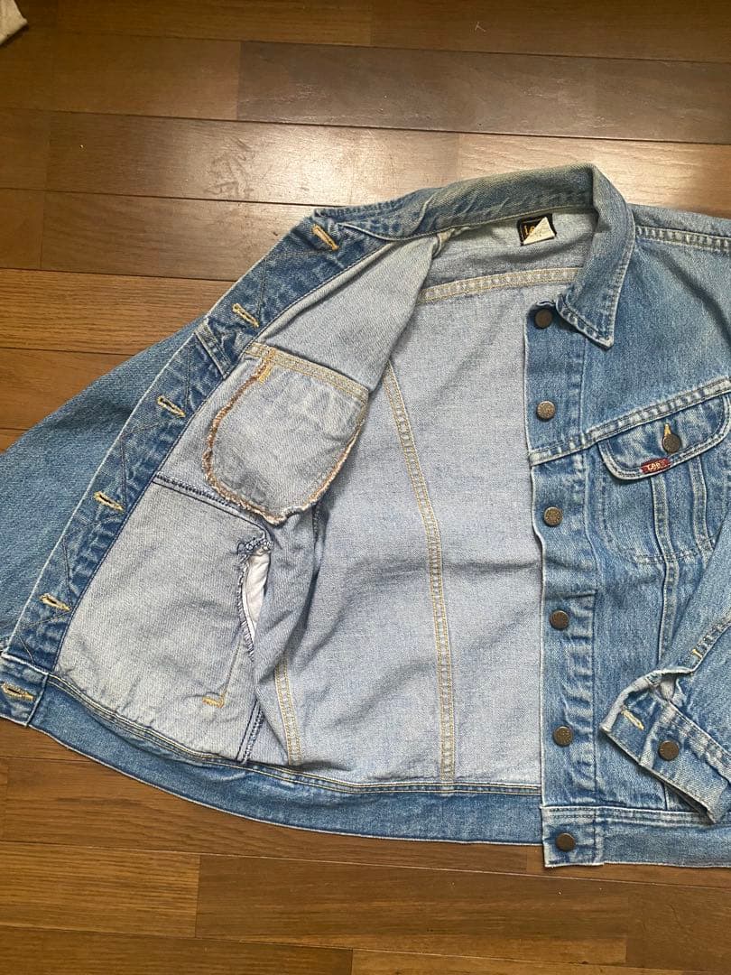 【USA製】Lee 80s デニムジャケット Gジャン M ®MRロゴ