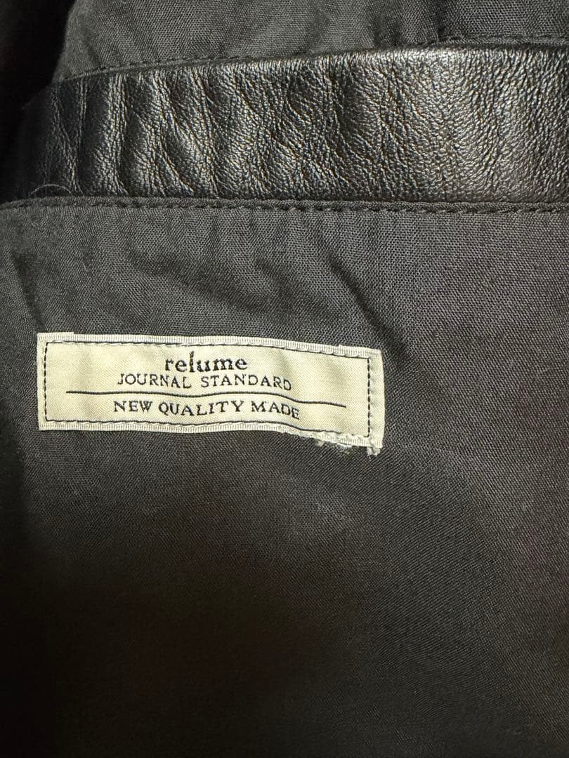 relume skookum レザー　ジャーナルスタンダード