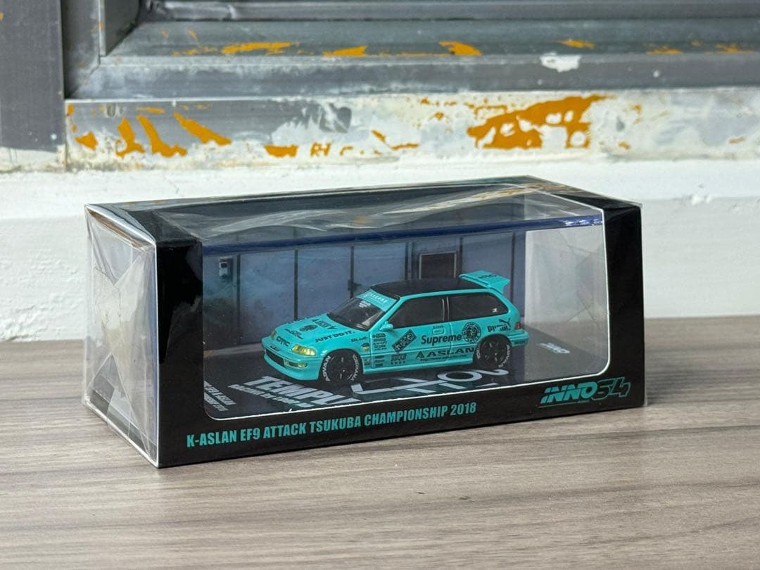 ミニカー inno64 1/64 K-ASLAN HONDA CIVIC EF9