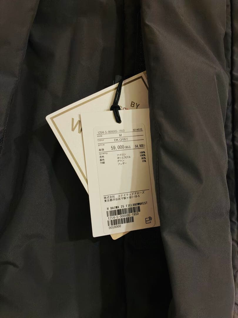 daiwa pier39 ダウンベスト　25AW