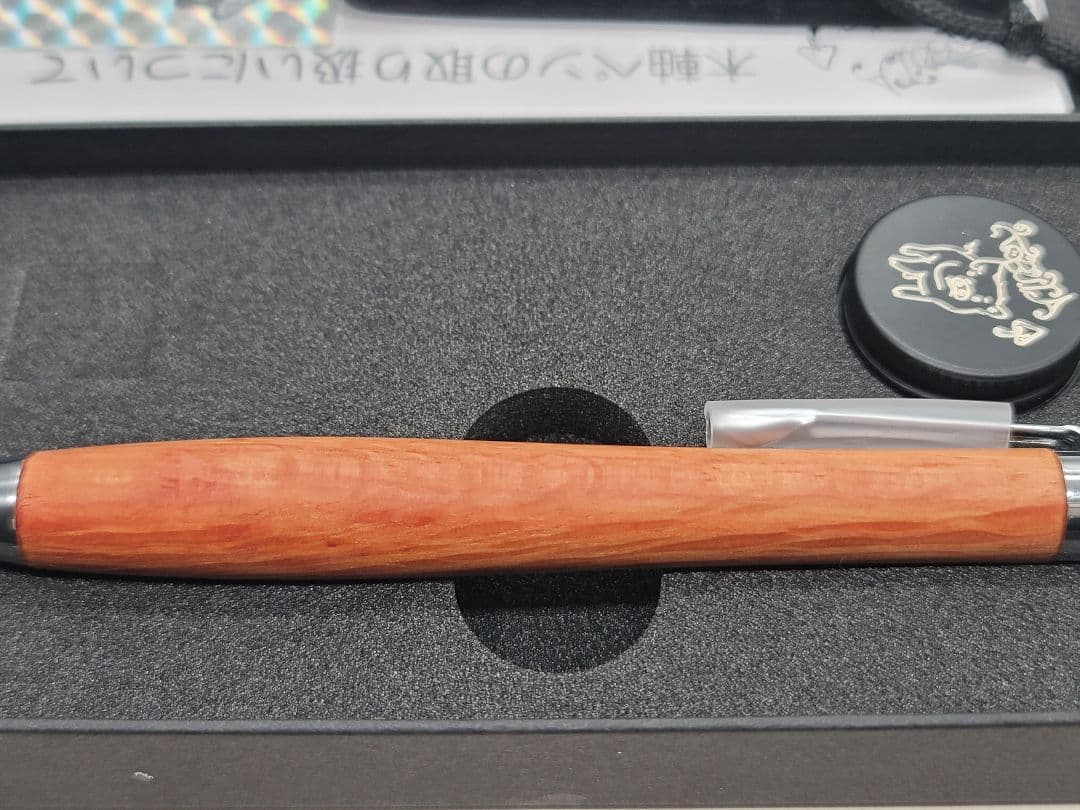 新品　こぶた工房　レースシーオーク極上杢　シャープペンシル0.5