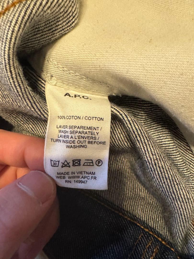 A.P.C. 2ndデニムジャケット Gジャン　アーペーセー