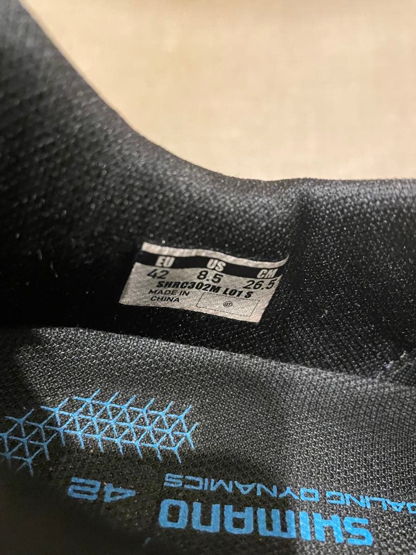 【値下げしました。】Shimano RC3 シューズ ブラックSPD SL