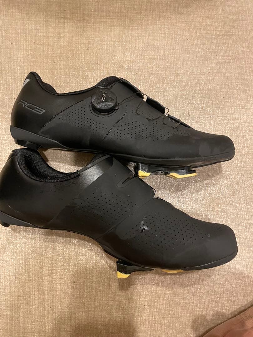 【値下げしました。】Shimano RC3 シューズ ブラックSPD SL