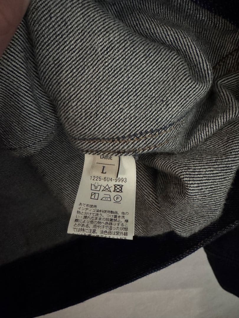 【新品】BEAUTY&YOUTH ハイツイスト デニム ブルゾン L