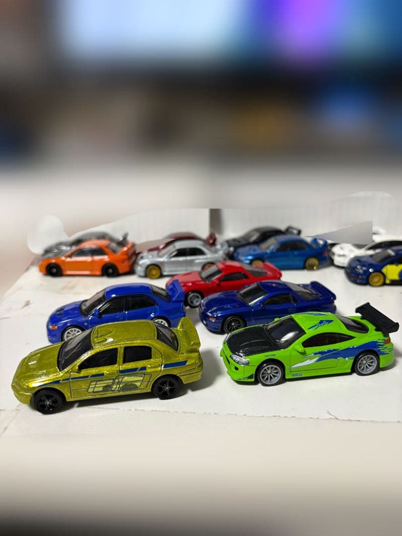 Hot Wheels ミニカー スバルとミツビシ 15台セット
