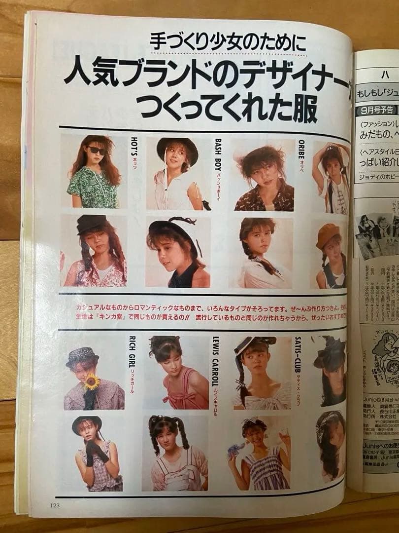 Junie 1987年8月号