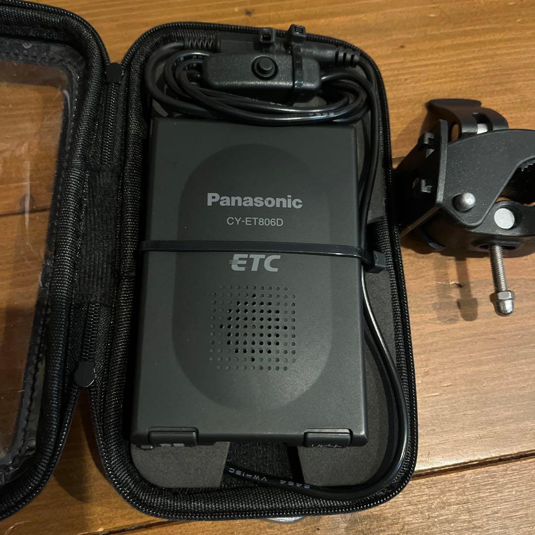軽自動車登録　USB電源仕様 アンテナ一体型ETC車載器 バイク 音声案内