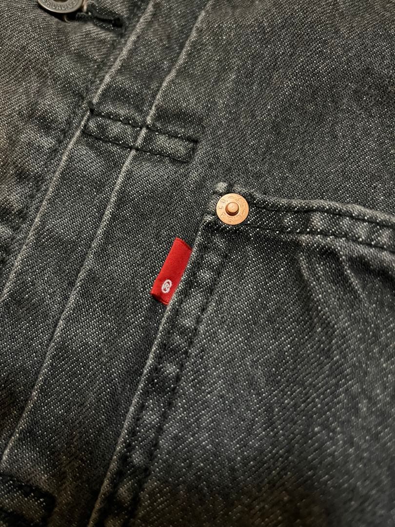 Levi's タイプ 1 トラッカー ジャケット ブラックデニム