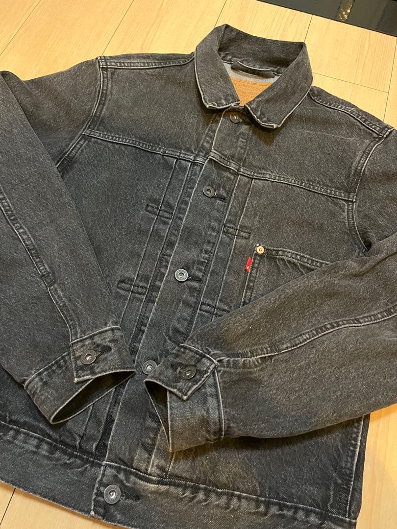 Levi's タイプ 1 トラッカー ジャケット ブラックデニム