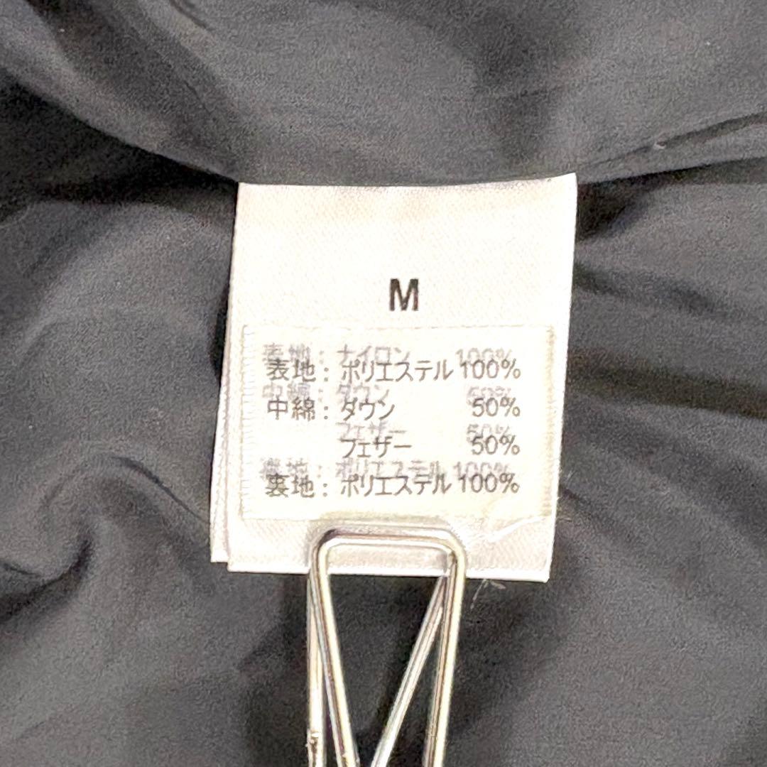 未使用級✨AKM　ダウンベスト　カモフラージュ　迷彩　M　ブラック系