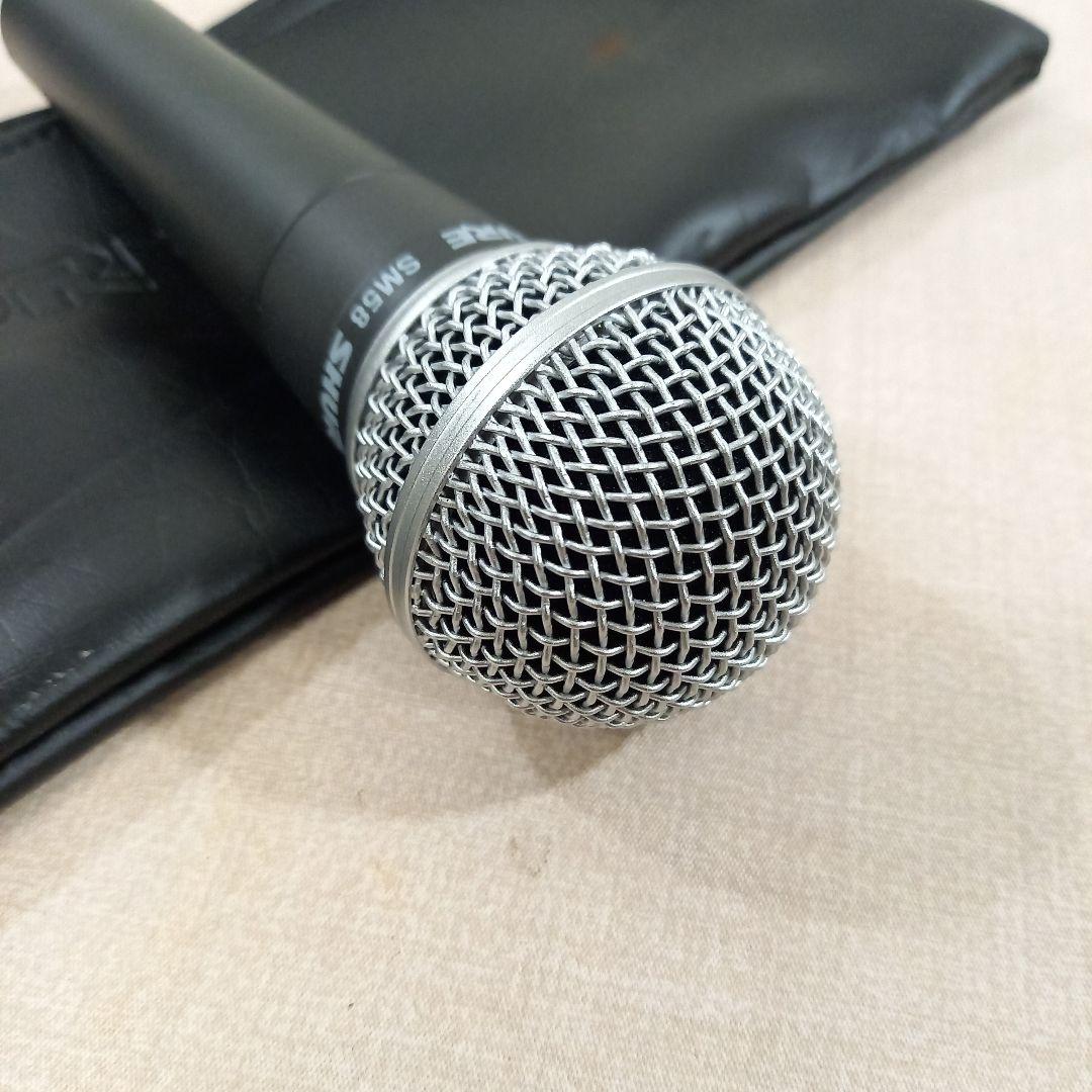 SHURE ボーカル用ダイナミックマイク SM58 レザーケース付き②