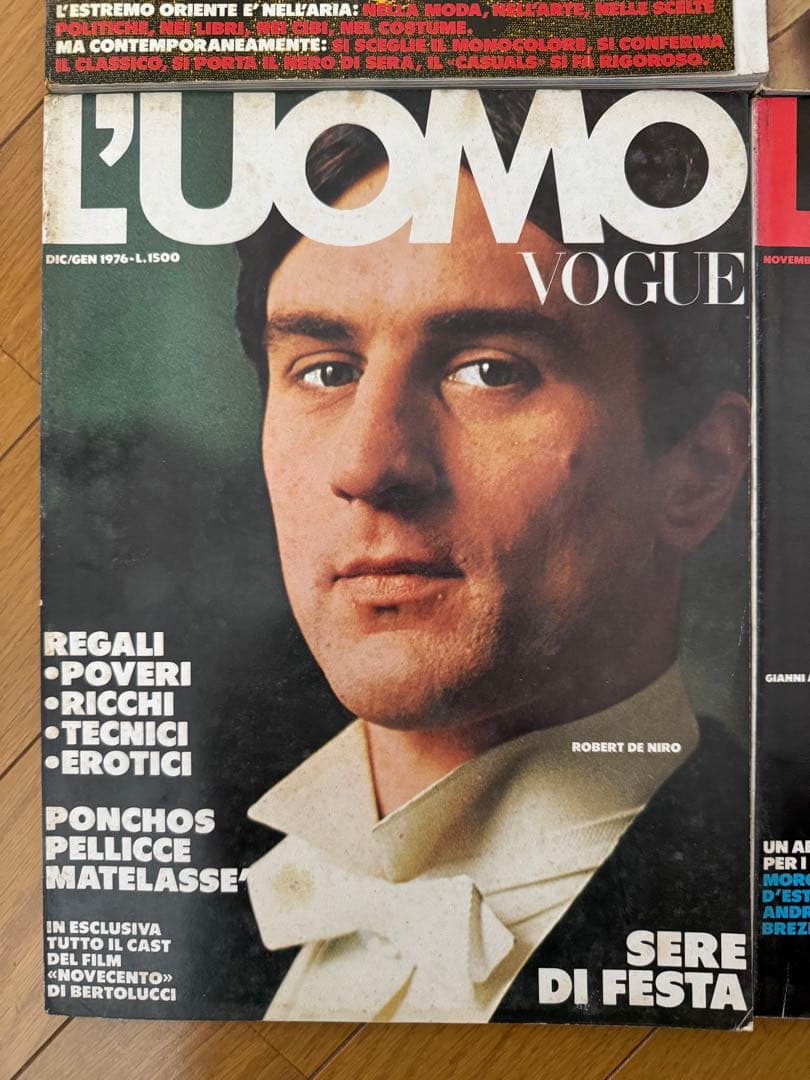 L'UOMO VOGUE ルオモヴォーグ（洋版ヴィンテージ）4冊セット
