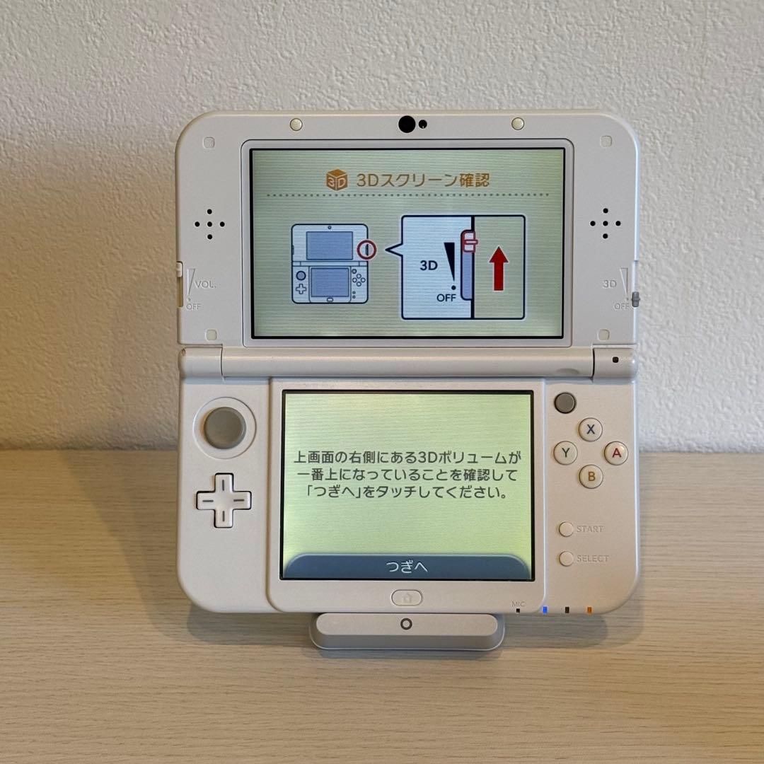 New ニンテンドー3DS LL パールホワイト 3-038